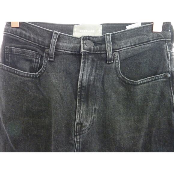 Everlane Black Denim Jeans 27 Ankle High Rise - Picture 2 of 7